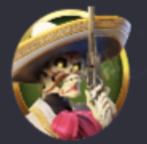 Esqueleto Pistoleiro Wild Bandito