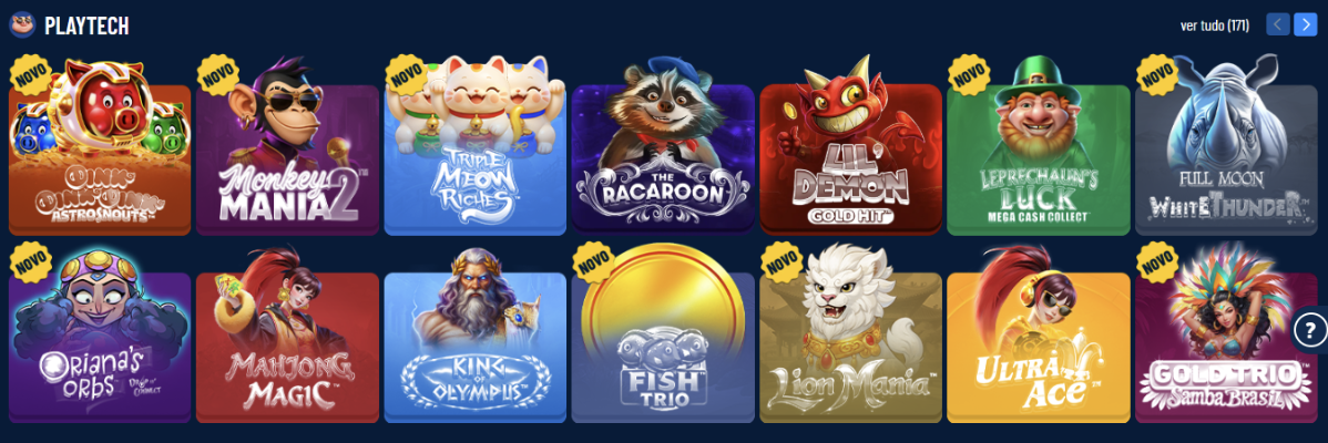 Jogos de Slot da Playtech