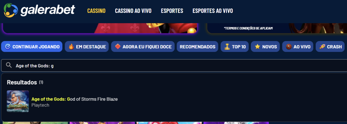 Como buscar os jogos da playtech casino
