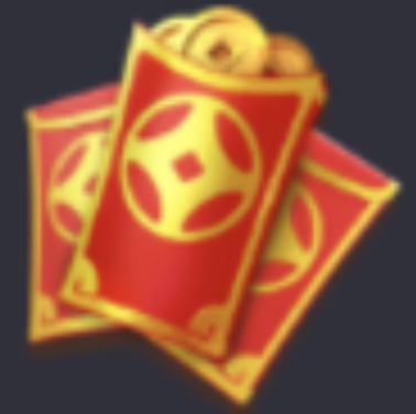 Envelope com moedas do jogo do tigrinho