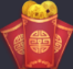 Envelope com moedas de ouro fortune ox