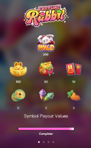 Símbolos do Fortune Rabbit