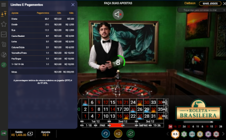 Roleta Brasileira online na Galera bet